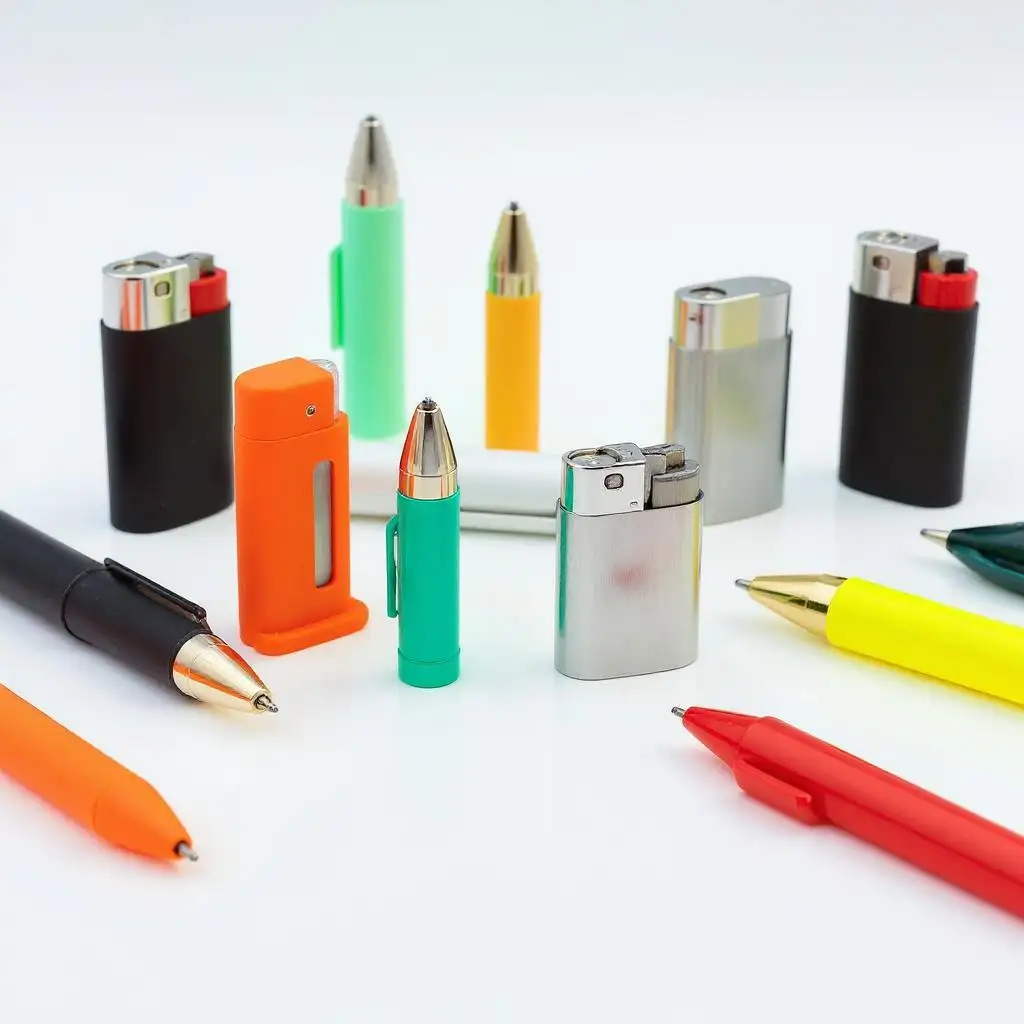 Imagen de Encender y Escribir: Mecheros y bolígrafos